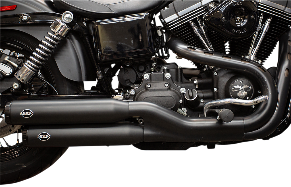 S&S CYCLE Grand National Slip-On Mufflers - Guardian Black - FXDF 550-0725 — image 3