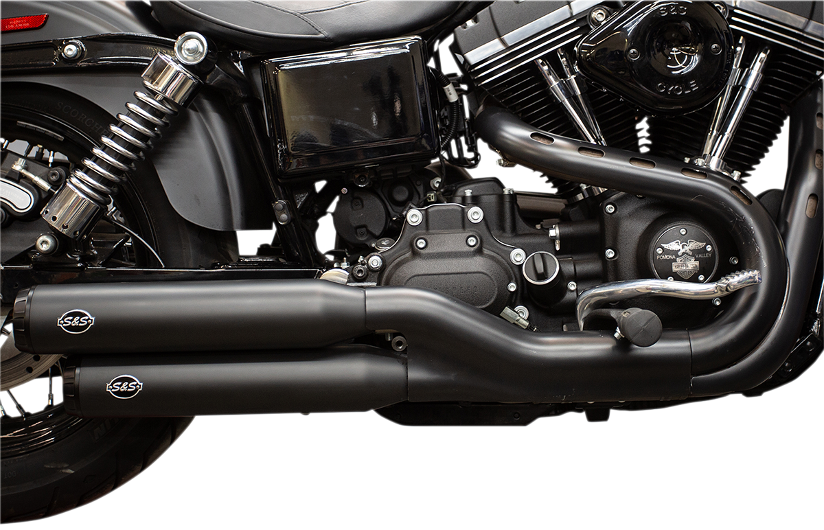 S&S CYCLE Grand National Slip-On Mufflers - Guardian Black - FXDF 550-0725 — image 3