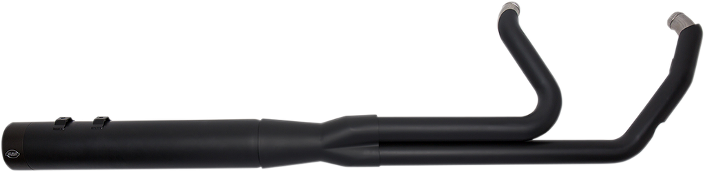 S&S CYCLE 2-into-1 Sidewinder® Exhaust System - FL M8 - Black Ceramic 550-0729 — image 1