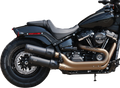 S&S CYCLE Grand National Slip-On Mufflers - Guardian Black - FXFB 550-0734 — image 1