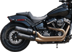 S&S CYCLE Grand National Slip-On Mufflers - Guardian Black - FXFB 550-0734 — image 1