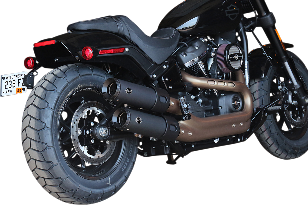 S&S CYCLE Grand National Slip-On Mufflers - Guardian Black - FXFB 550-0734 — image 2