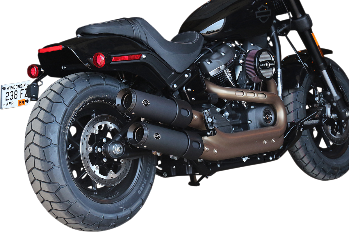 S&S CYCLE Grand National Slip-On Mufflers - Guardian Black - FXFB 550-0734 — image 2