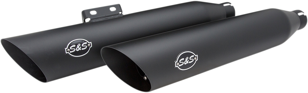 S&S CYCLE Slash-Cut Slip-On Mufflers - Race - Chrome - FLFB 550-0736 — image 2