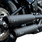 S&S CYCLE Grand National Slip-On Mufflers - Race - Black Ceramic - M8 Softail 550-0737 — image 3