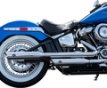 S&S CYCLE Slash-Cut Slip-On Mufflers - Race - Chrome - FLHC 550-0739 — image 1