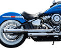 S&S CYCLE Grand National Slip-On Mufflers - Race - Chrome - FLHC/FLDE 550-0740 — image 1
