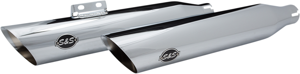 S&S CYCLE Slash-Cut Slip-On Mufflers - 50 State - Chrome - FLFB 550-0753B — image 1