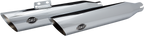 S&S CYCLE Slash-Cut Slip-On Mufflers - 50 State - Chrome - FLFB 550-0753B — image 1
