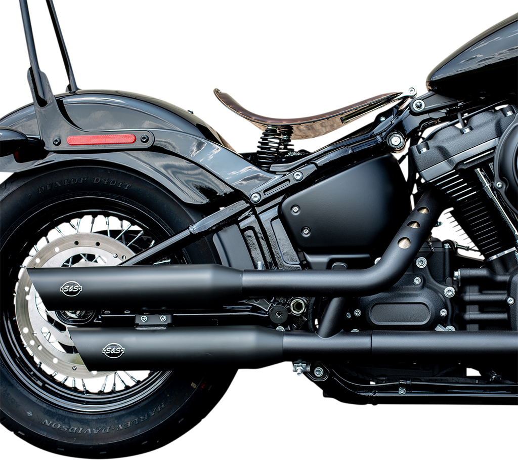S&S CYCLE Slash-Cut Slip-On Mufflers - 50 State - Chrome - FLFB 550-0753B — image 2