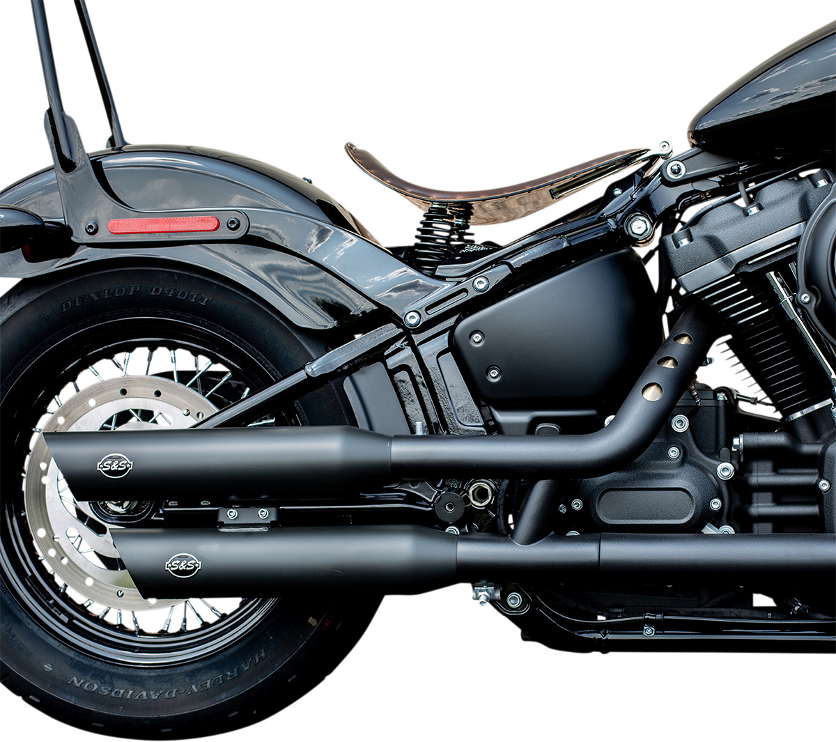 S&S CYCLE Slash-Cut Slip-On Mufflers - 50 State - Chrome - FLFB 550-0753B — image 2
