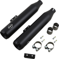 S&S CYCLE Grand National Slip-On Mufflers - 50-State - Guardian Black - M8 Softail 550-0754B — image 1