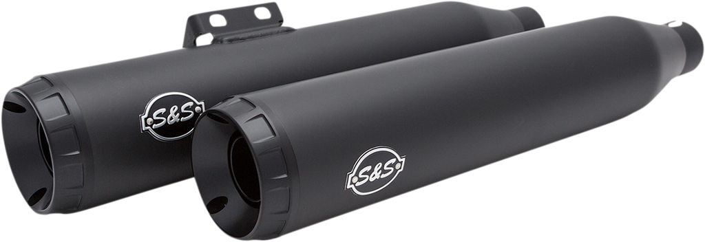 S&S CYCLE Grand National Slip-On Mufflers - 50-State - Guardian Black - M8 Softail 550-0754B — image 2