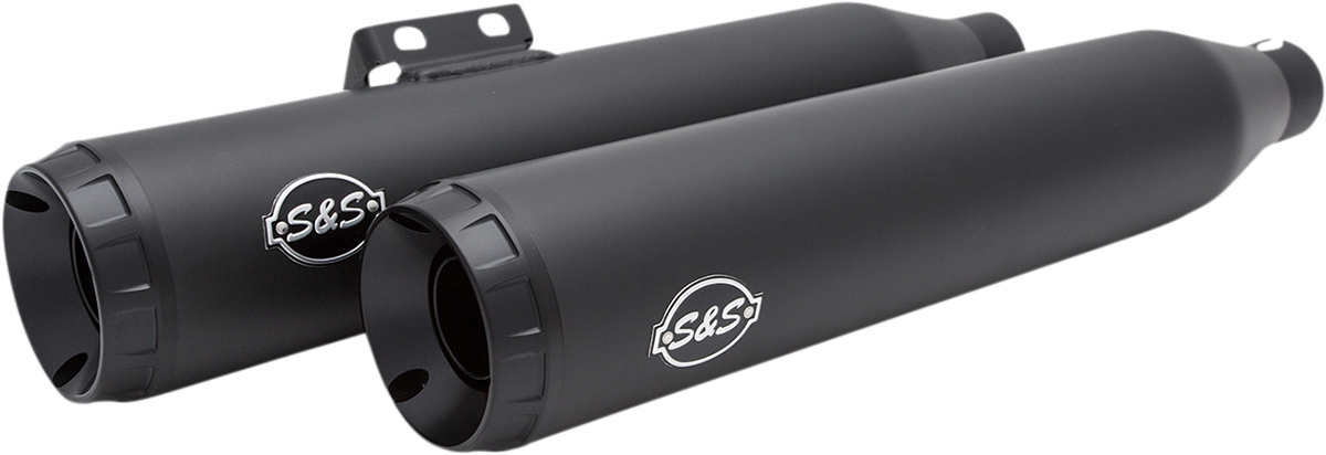 S&S CYCLE Grand National Slip-On Mufflers - 50-State - Guardian Black - M8 Softail 550-0754B — image 2