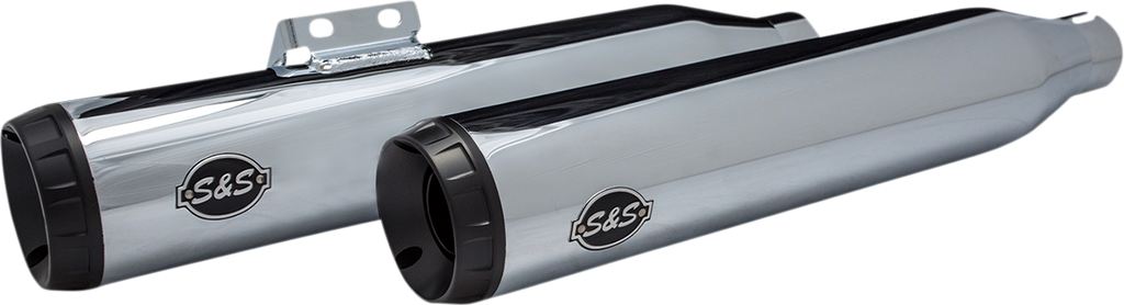 S&S CYCLE Grand National Slip-On Mufflers - 50-State - Chrome - M8 Softail 550-0755B — image 2