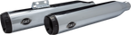 S&S CYCLE Grand National Slip-On Mufflers - 50-State - Chrome - M8 Softail 550-0755B — image 2