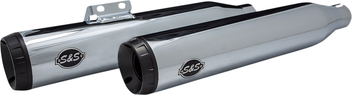 S&S CYCLE Grand National Slip-On Mufflers - 50-State - Chrome - M8 Softail 550-0755B — image 2