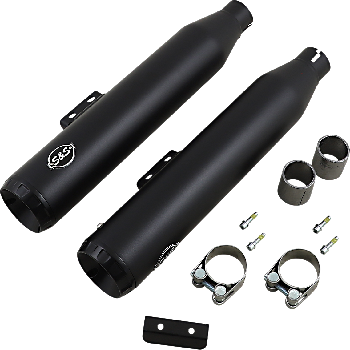 S&S CYCLE Grand National Slip-On Mufflers - 50-State - Chrome - M8 Softail 550-0755B — image 3