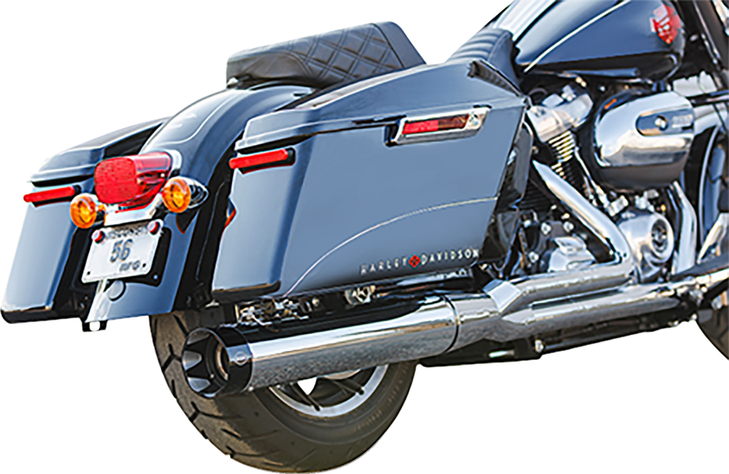 S&S CYCLE 2-into-1 Sidewinder Exhaust System - 50-State - Chrome - M8 Touring 550-0758 — image 2