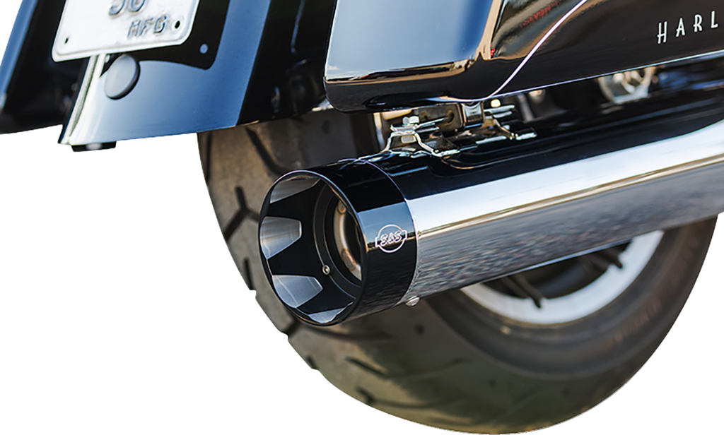 S&S CYCLE 2-into-1 Sidewinder Exhaust System - 50-State - Chrome - M8 Touring 550-0758 — image 3