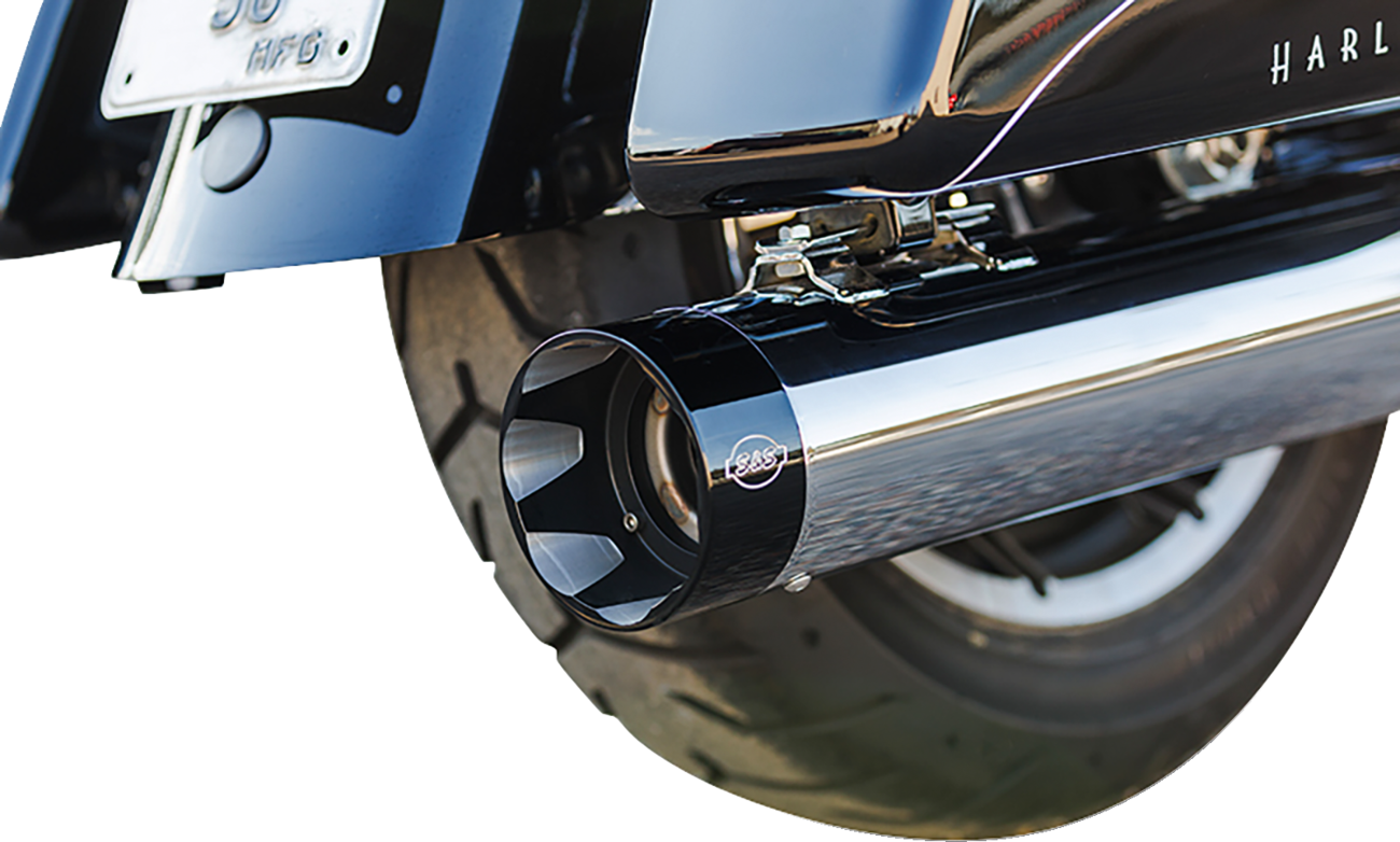 S&S CYCLE 2-into-1 Sidewinder Exhaust System - 50-State - Chrome - M8 Touring 550-0758 — image 3