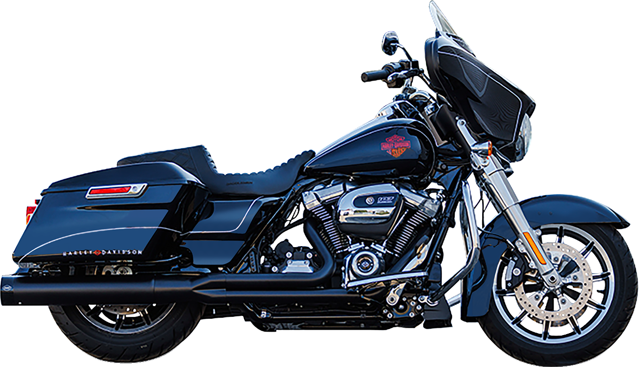 S&S CYCLE 2-into-1 Sidewinder Exhaust System - 50-State - Black - M8 Touring 550-0759 — image 4