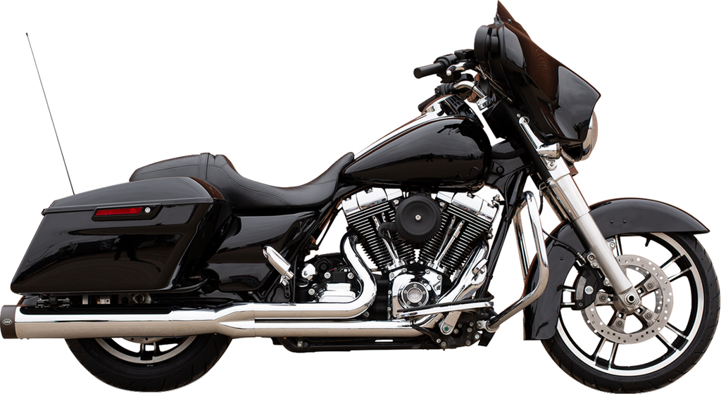 S&S CYCLE 2-into-1 Sidewinder Exhaust System - 50 State - Chrome - Touring '07-'16 550-0771 — image 1