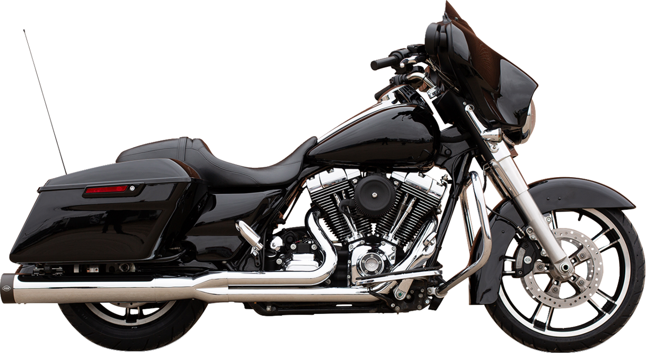 S&S CYCLE 2-into-1 Sidewinder Exhaust System - 50 State - Chrome - Touring '07-'16 550-0771 — image 1