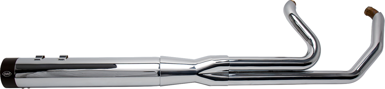 S&S CYCLE 2-into-1 Sidewinder Exhaust System - 50 State - Chrome - Touring '07-'16 550-0771 — image 2