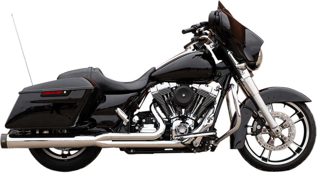 S&S CYCLE 2-into-1 Sidewinder® Exhaust System - '95-'16 FL - Black Ceramic 550-0777 — image 2