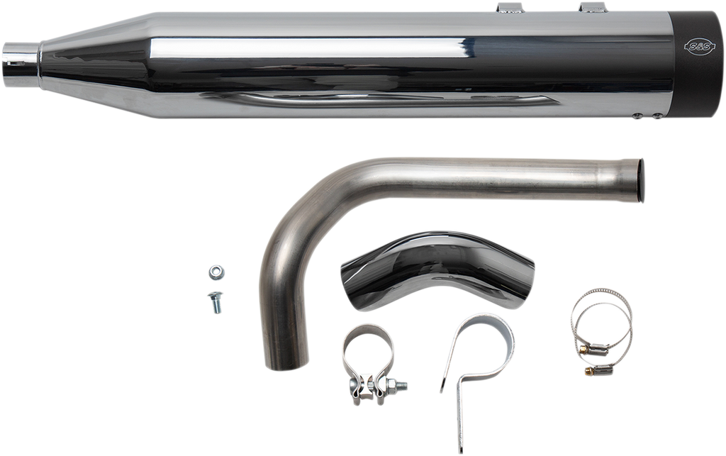 S&S CYCLE Shadow Muffler Kit - Chrome - '09-'16 FL 550-0829 — image 2