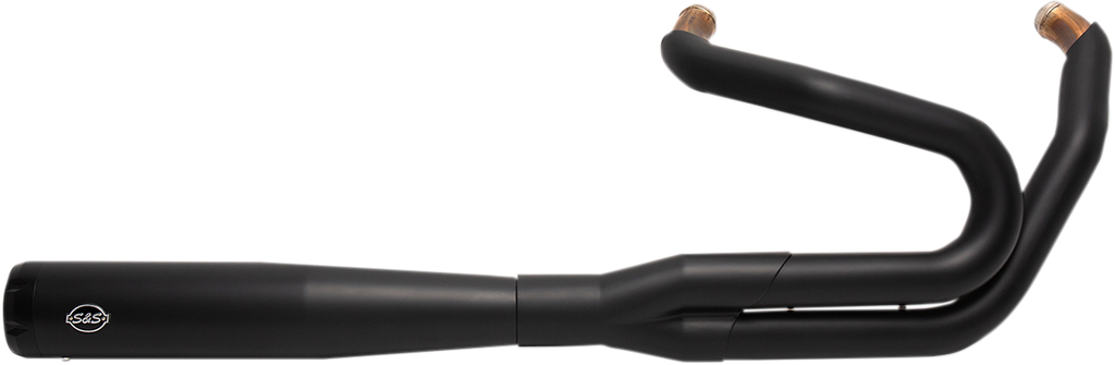 S&S CYCLE 2:1 50 State Exhaust for M8 Softail - Black 550-0846B — image 3