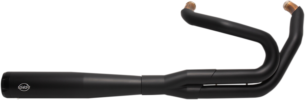 S&S CYCLE 2:1 50 State Exhaust for M8 Softail - Black 550-0846B — image 3
