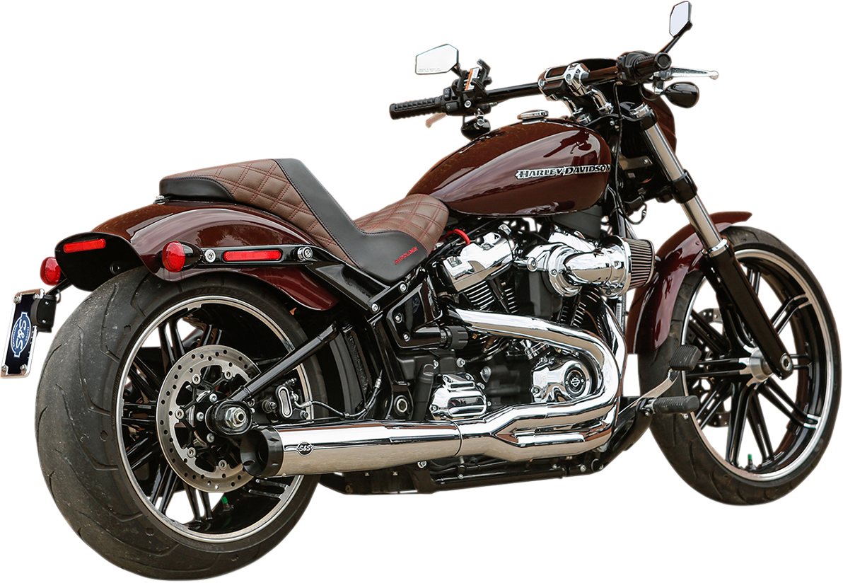 S&S CYCLE 2:1 50 State Exhaust for M8 Softail - Chrome 550-0847B — image 2