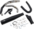 S&S CYCLE 2:1 Exhaust for M8 Softail - Black 550-0857 — image 1
