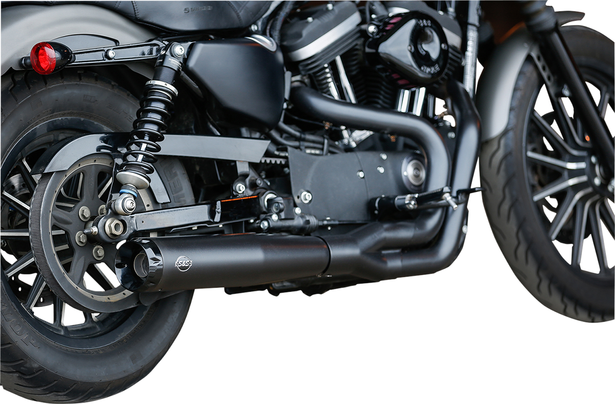 S&S CYCLE 2:1 Black Exhaust for '07-'13 XL 550-0951 — image 1