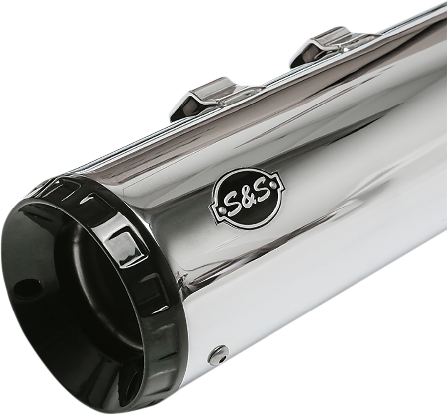 S&S CYCLE GNX Slip-On Mufflers - 4-1/2" - Black - M8 FL 550-0990 — image 2