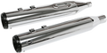 S&S CYCLE GNX Slip-On Mufflers - 4-1/2" - Chrome - M8 FL 550-0991 — image 1