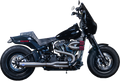 S&S CYCLE 2-into-1 Superstreet Exhaust System - 50 State - M8 Softail - Stainless Steel 550-0996B — image 1