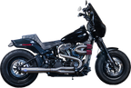 S&S CYCLE 2-into-1 Superstreet Exhaust System - 50 State - M8 Softail - Stainless Steel 550-0996B — image 1