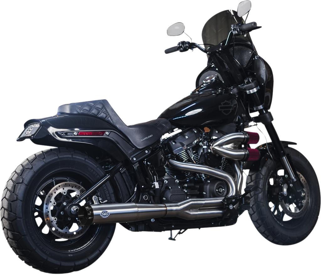 S&S CYCLE 2-into-1 Superstreet Exhaust System - 50 State - M8 Softail - Stainless Steel 550-0996B — image 2