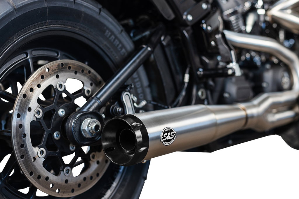S&S CYCLE 2-into-1 Superstreet Exhaust System - 50 State - M8 Softail - Stainless Steel 550-0996B — image 3