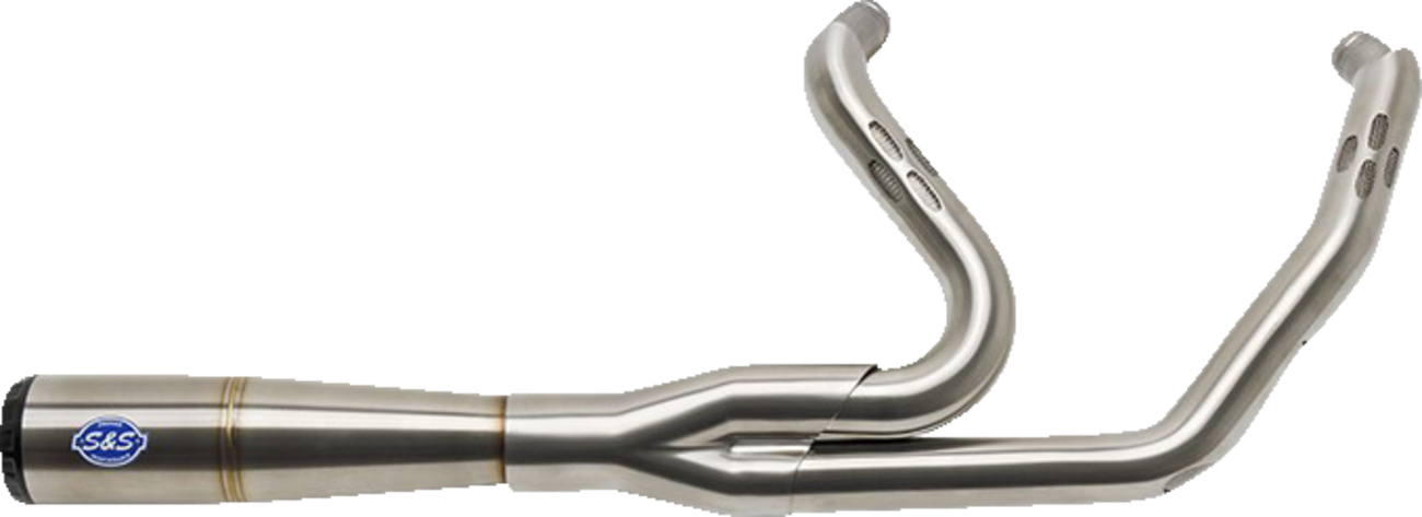 S&S CYCLE 2-into-1 Diamondback Exhaust System - Stainless Steel - Race Only 550-1000 — image 2