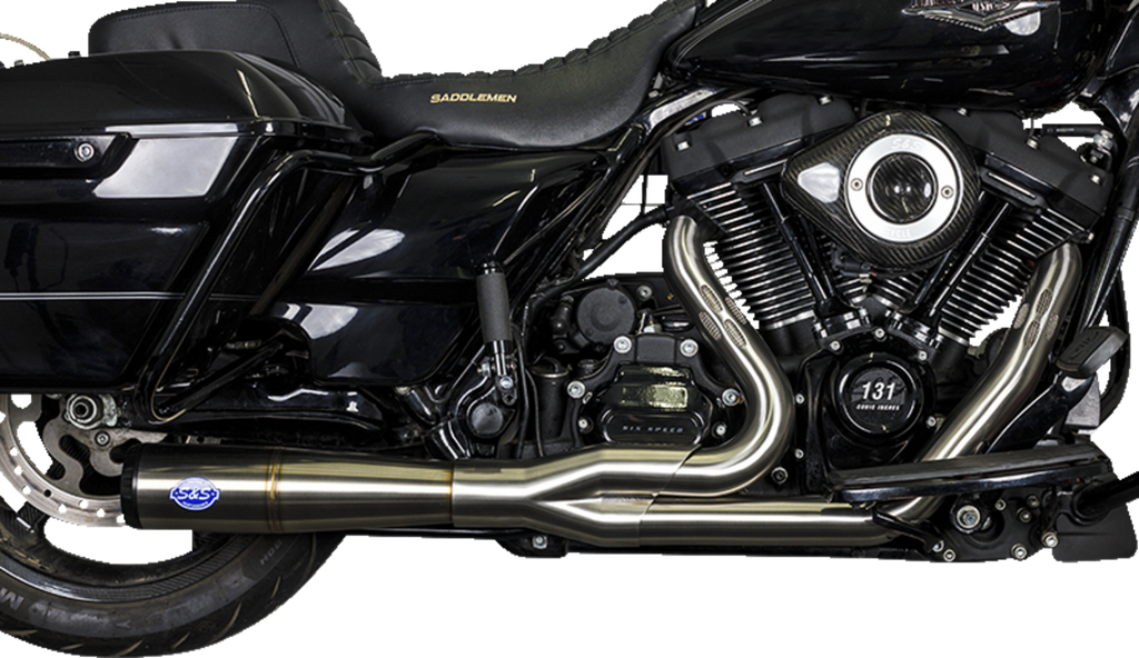 S&S CYCLE 2-into-1 Diamondback Exhaust System - Stainless Steel - Race Only 550-1000 — image 3