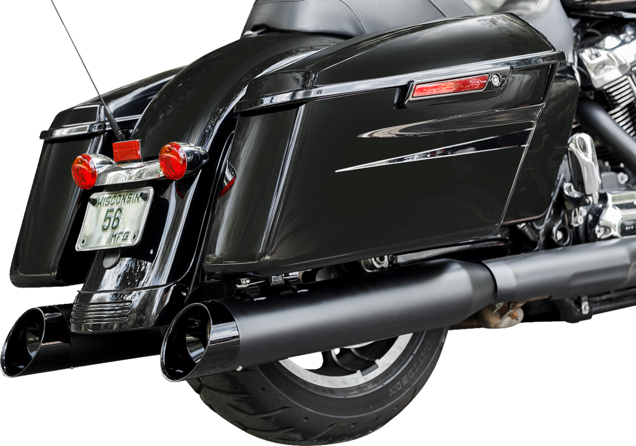 S&S CYCLE 4-1/2" Black MK45 Cutlass Performance Mufflers 550-1010 — image 2
