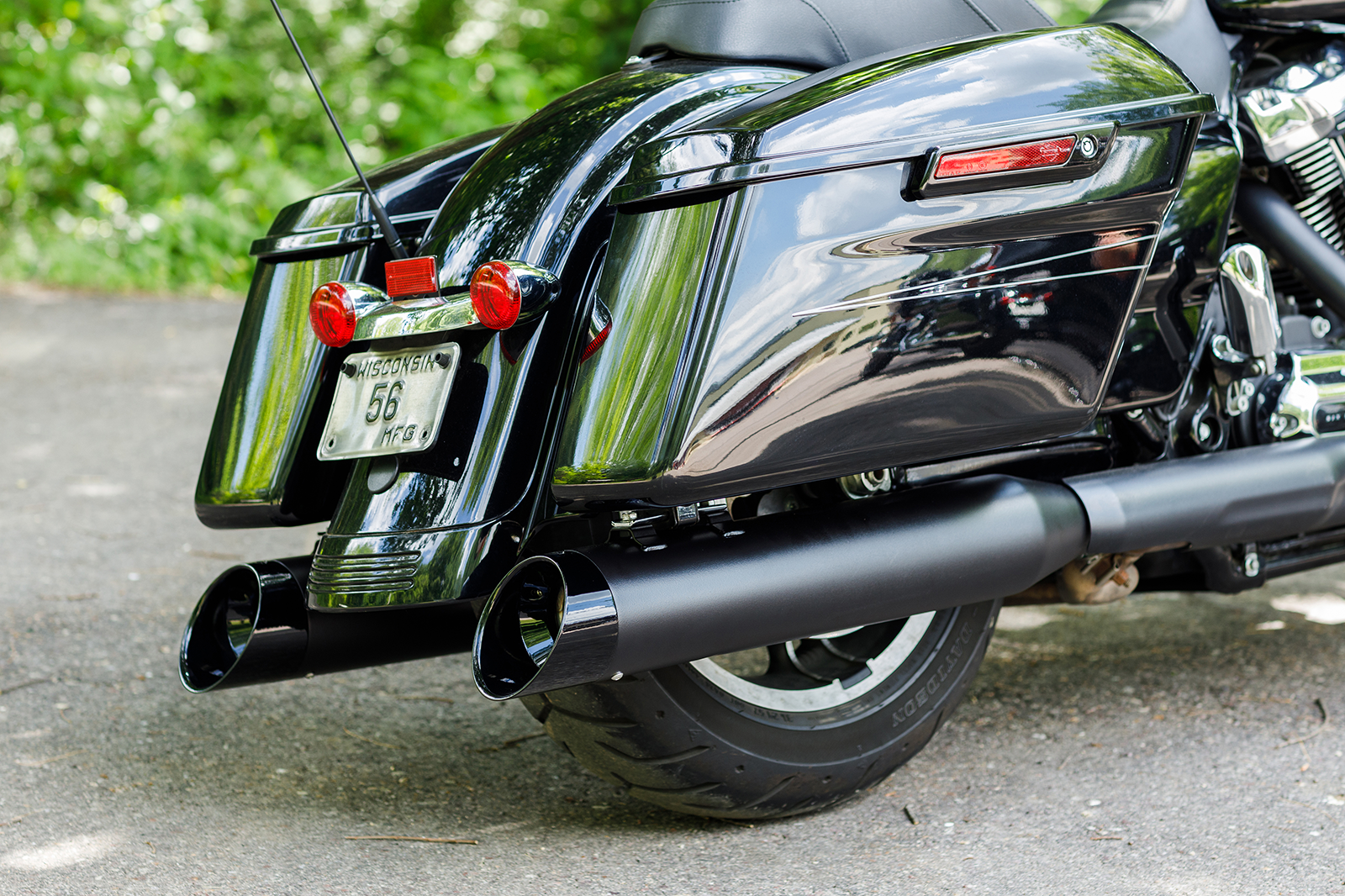 S&S CYCLE 4-1/2" Black MK45 Cutlass Performance Mufflers 550-1010 — image 5