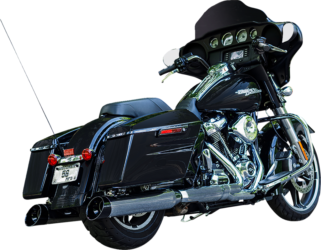 S&S CYCLE 4-1/2" Chrome MK45 Cutlass Performance Mufflers 550-1011 — image 2