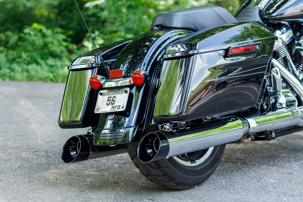 S&S CYCLE 4-1/2" Chrome MK45 Cutlass Performance Mufflers 550-1011 — image 4