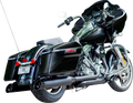 S&S CYCLE 4-1/2" Black MK45 Cutlass Performance Mufflers 550-1016 — image 1