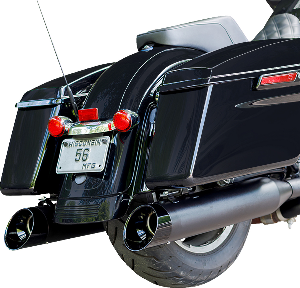 S&S CYCLE 4-1/2" Black MK45 Cutlass Performance Mufflers 550-1016 — image 2
